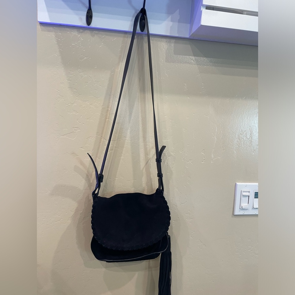 All saints leather crossbody bag